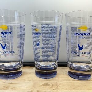 US Open 2025 Grey Goose Glasses HONEYDEUCE